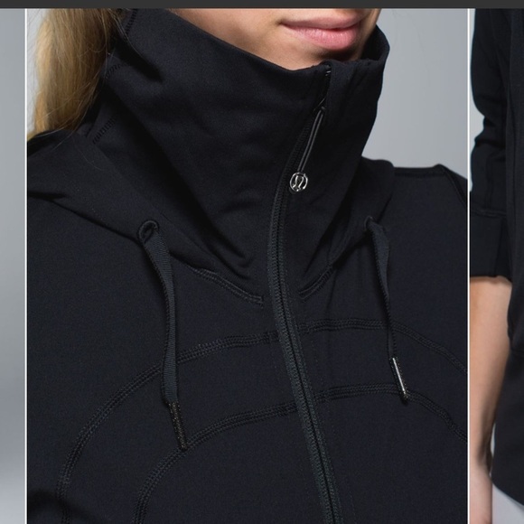 Lululemon Stride Jacket II Hooded Black Size 4 - Picture 14 of 15